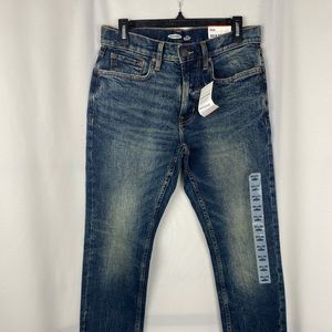 Old Navy Mens Jeans Blue Slim Denim Medium Wash 30 x 30